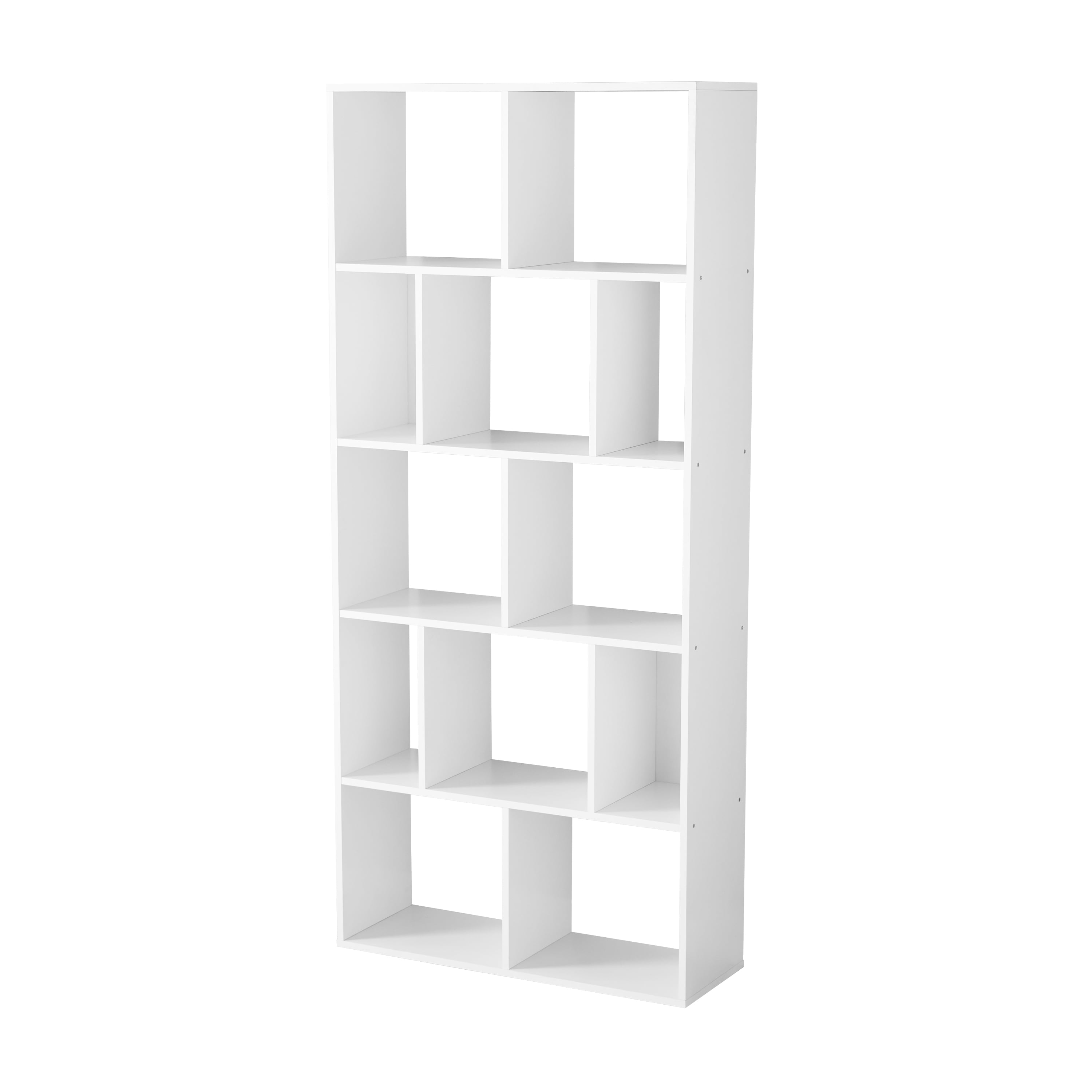 Mainstays 12-Cube Shelf Bookcase, Espresso